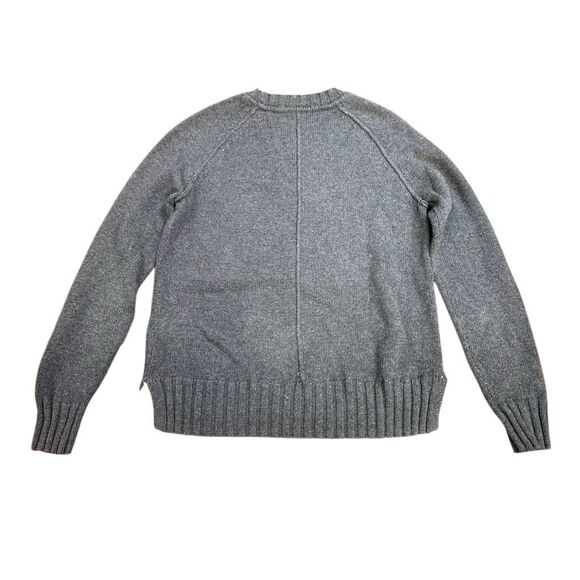 Lauren Ralph Lauren Crest Emblem Sweater Gray Grey Embroidered Crown Logo Classi - Picture 3 of 7